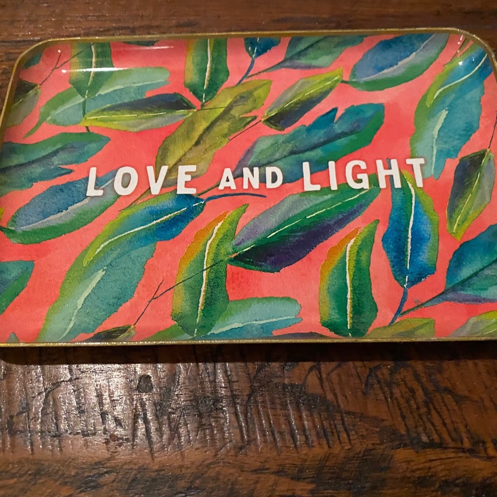 New Studio Oh! x Justina Blakeney Jungalow “Love & Light” lg catchall dish tray